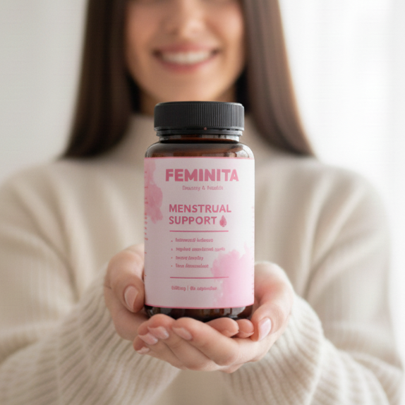 Feminita Menstrual Support - Билкови Натурални Капсули