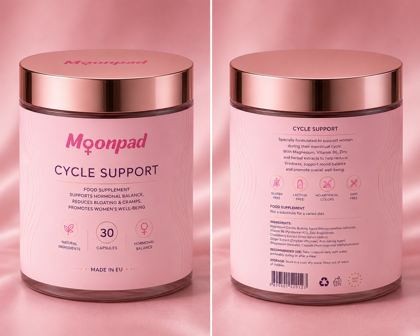 Moonpad Cycle Support – Подкрепа за женския цикъл