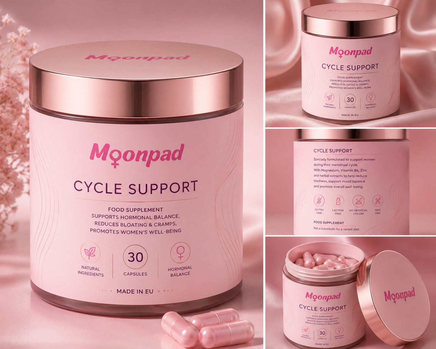 Moonpad Cycle Support – Подкрепа за женския цикъл